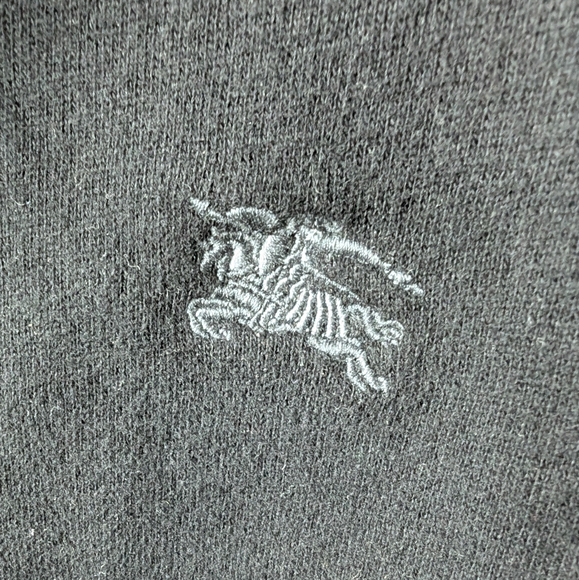 Burberry Brit Hearst Men's Zip Up Sweater - Black - Size Large - Picture 7 of 10